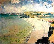 Claude Monet The Beach at Pourville oil on canvas